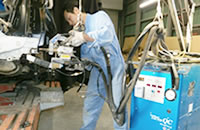 超高張力鋼板用スポット溶接機